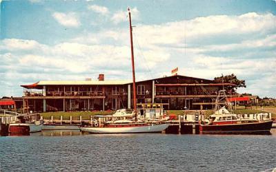 The Flying Bridge Restaurant Falmouth, Massachusetts Postcard