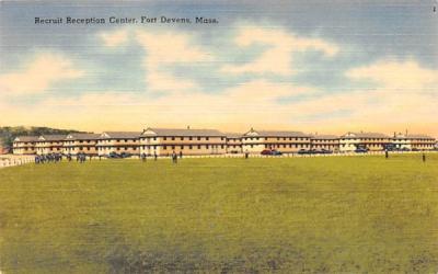 Recruit Reception Center Fort Devens, Massachusetts Postcard