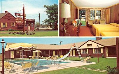 Ox-Bow Motel Falmouth, Massachusetts Postcard