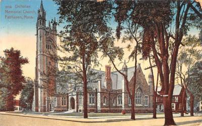 Unitarian Memorial Church Fairhaven, Massachusetts Postcard