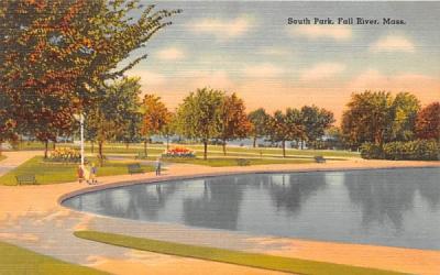 South Park Fall River, Massachusetts Postcard