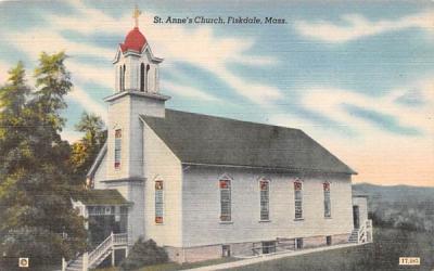 St. Anne's Hospital Fiskdale, Massachusetts Postcard