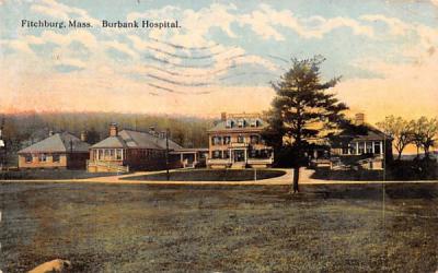 Burbank Hospital Fitchburg, Massachusetts Postcard