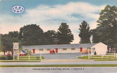 Wayside Motel Framingham, Massachusetts Postcard