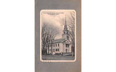 First Baptist Church Framingham, Massachusetts Postcard
