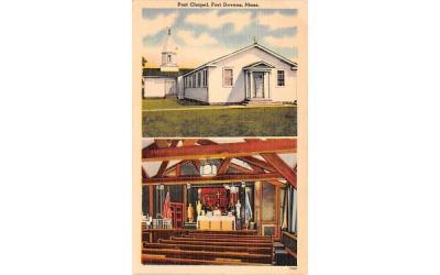 Post Chapel Fort Devens, Massachusetts Postcard