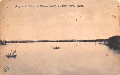 Panoramic View of Whalom Lake Fitchburg, Massachusetts Postcard