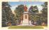 Soldiers' & Sailors' Monument Fitchburg, Massachusetts Postcard