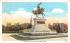 La Fayette Statue Fall River, Massachusetts Postcard