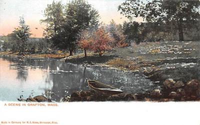 A Scene in Grafton Massachusetts Postcard