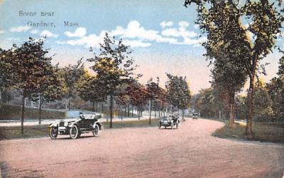 Scene near Gardner Massachusetts Postcard