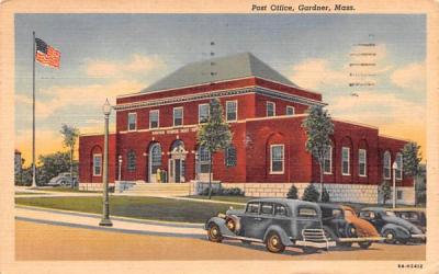 Post Office Gardner, Massachusetts Postcard