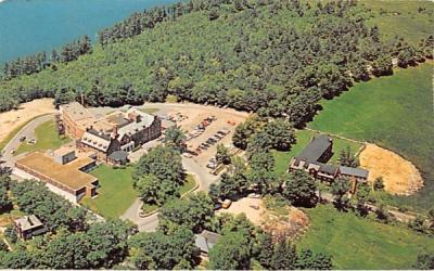 Aerial View of Henry Heywood Memorial Hospital Gardner, Massachusetts Postcard