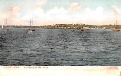 Ten LB. Island Gloucester, Massachusetts Postcard
