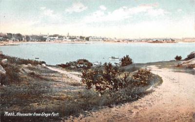 Gloucester from Stage Fort Massachusetts Postcard