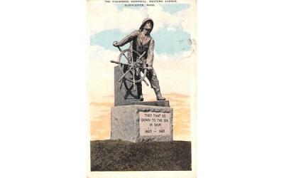 The Fishermen Memorial  Gloucester, Massachusetts Postcard