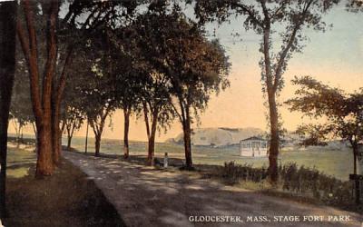 Stage Fort Park Gloucester, Massachusetts Postcard