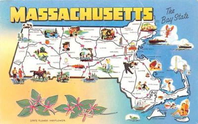 Massachusetts the Bay State Postcard