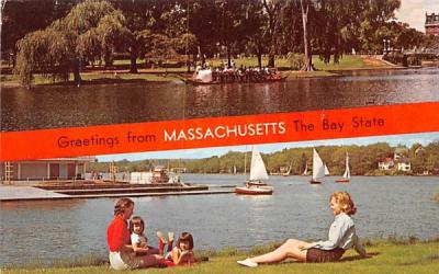 Greetings from Massachusetts  Postcard