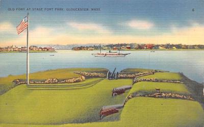 Old Fort  Gloucester, Massachusetts Postcard