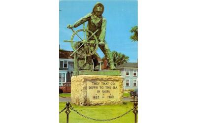 Fishermen's Memorial Gloucester, Massachusetts Postcard
