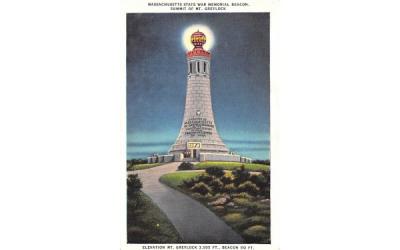 Massachusetts State War Memorial Beacon Postcard