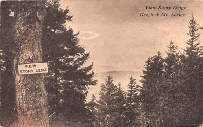 View Stony Ledge Greylock, Massachusetts Postcard