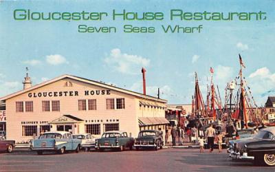 Gloucester House Restaurant  Massachusetts Postcard