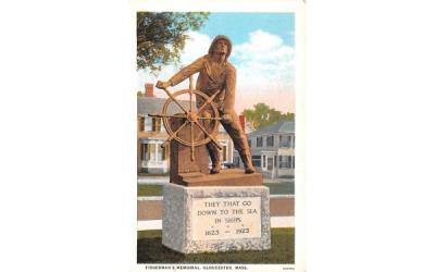 Fisherman's Memorial Gloucester, Massachusetts Postcard