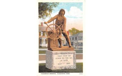 Fisherman's Memorial Gloucester, Massachusetts Postcard