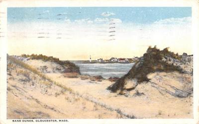 Sand Dunes Gloucester, Massachusetts Postcard