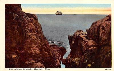 Rafe's Chasm Gloucester, Massachusetts Postcard