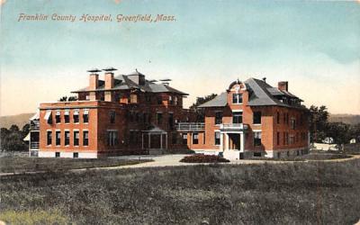 Franklin County Hospital Greenfield, Massachusetts Postcard