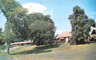 The Oxbow Motel & Restaurant Greenfield, Massachusetts Postcard