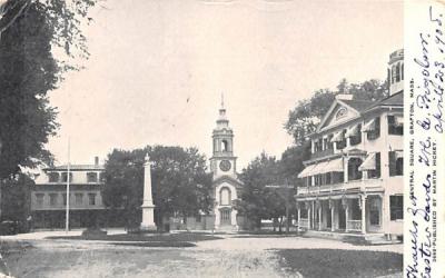 Central Square Grafton, Massachusetts Postcard