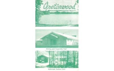 Massachusetts Baptist Camp Postcard