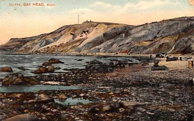 Cliffs Gay Head, Massachusetts Postcard