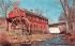 Old Grist Mill & Water Wheel Granby, Massachusetts Postcard