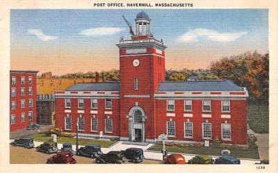 Post Office Haverhill, Massachusetts Postcard