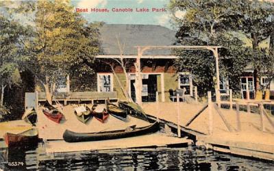 Boat House Haverhill, Massachusetts Postcard