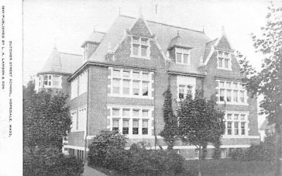 Dutcher Street School Hopedale, Massachusetts Postcard