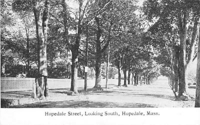 Hopedale Street Massachusetts Postcard