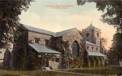 Hopedale Memorial Church Massachusetts Postcard