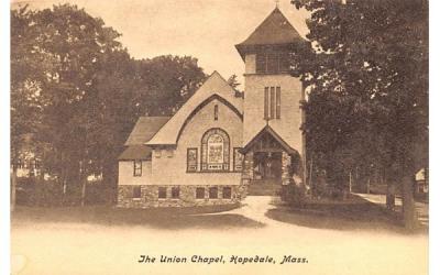 The Union Chapel Hopedale, Massachusetts Postcard