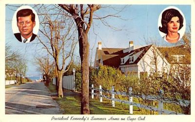 President Kennedy's Summer Home Hyannisport, Massachusetts Postcard