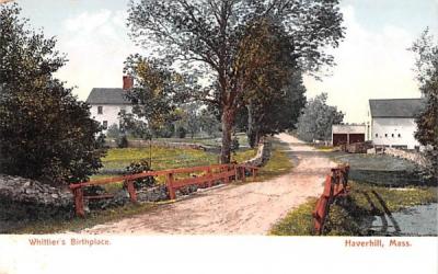 Whittier's Birthplace Haverhill, Massachusetts Postcard