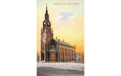 North Church Haverhill, Massachusetts Postcard