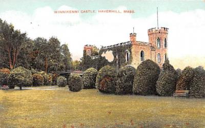 Winnikennie Castle Haverhill, Massachusetts Postcard