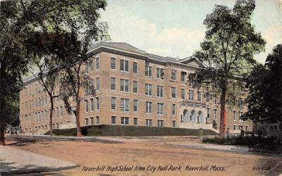 Haverhill High School  Massachusetts Postcard