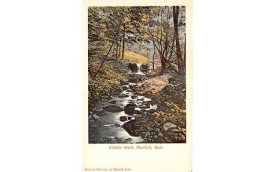 Whittier Brook  Haverhill, Massachusetts Postcard